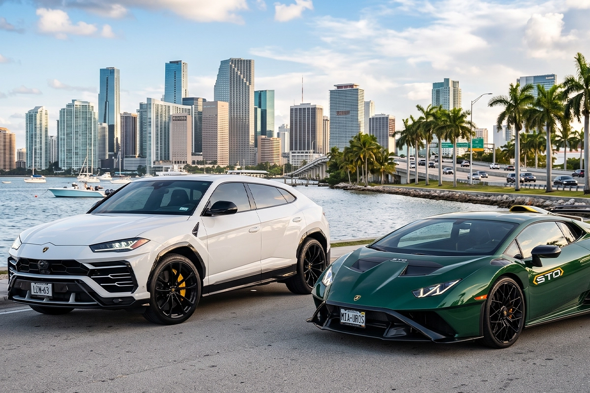 rent a Lamborghini in Miami