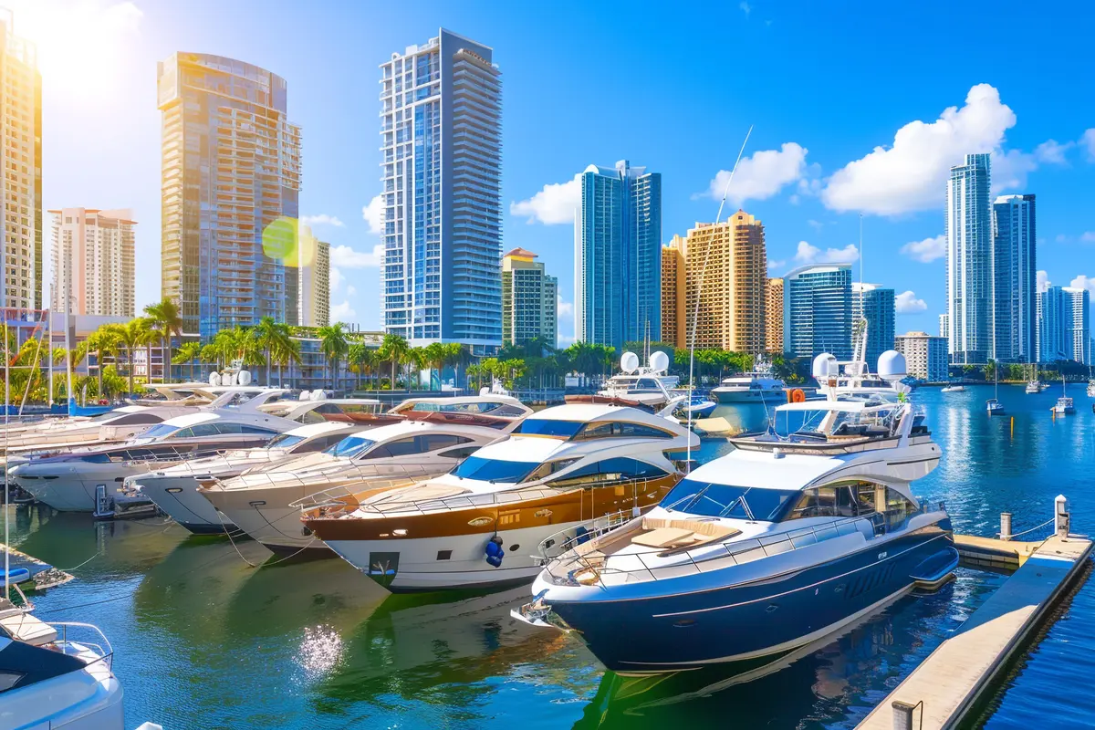 Mejores yates para alquilar en Miami por tamaño y grupo