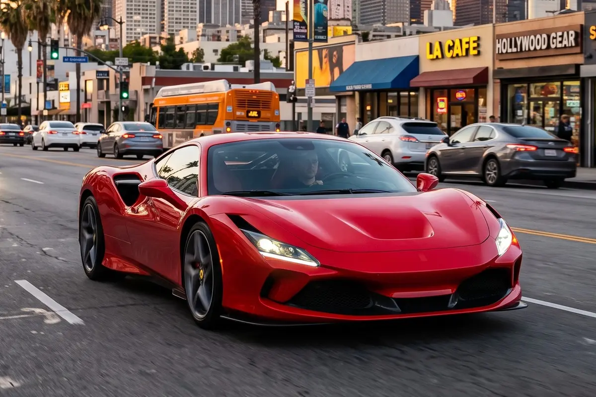 Alquiler de autos exóticos en Los Ángeles: en el corazón de LA