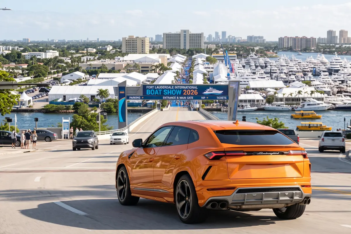 Fort Lauderdale Boat Show 2026: llegá en un auto exótico